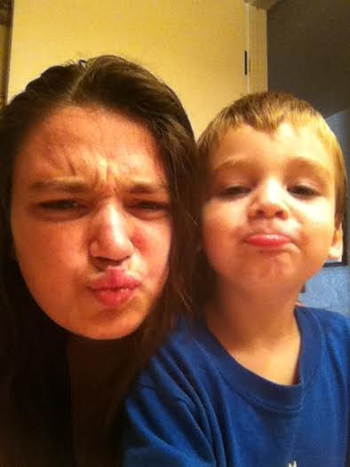 Jessica-Myers-son-kissy-face