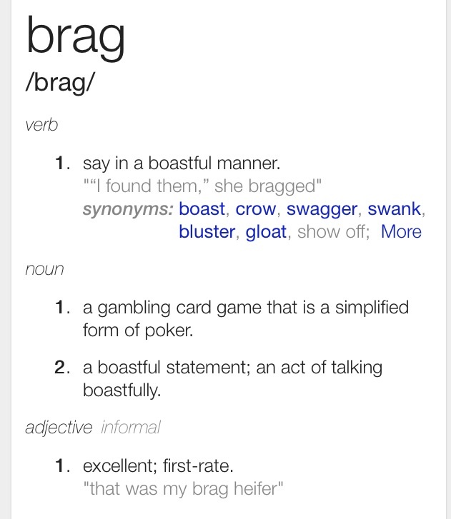 brag-definition